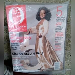 New Sealed O Oprah Magazine 5th Anniversary Collector Edition